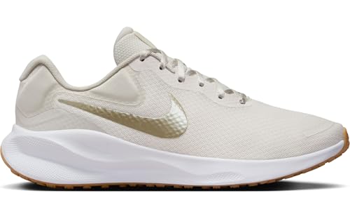 Nike Women's W Revolution 7 Low, Phantom Neutral Olive Light Bone White, 10.5 US