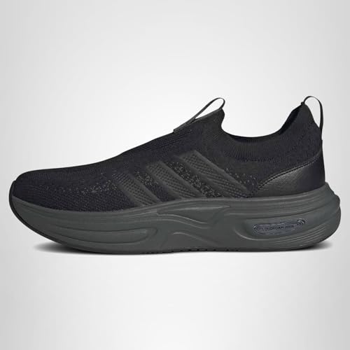 adidas Men's Cloudfoam Cuxxion - Sock, Black/Carbon/Grey, 9.5