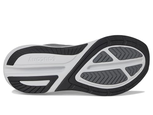 Saucony Men's Echelon 10 Sneaker, Carbon/Black, 13