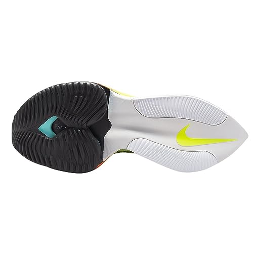 Nike Damen Air Zoom Alphafly Next Sneaker, Barely Volt Black Hyper Orange, 2.5 UK