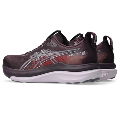 ASICS Women's Gel-Kayano 33 Running Shoes, 7.5, Dark Aubergine/Dahlia