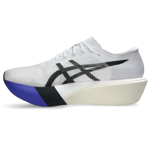 ASICS Unisex METASPEED Edge Tokyo Running Shoes, 11.5M / 13W, White/Cobalt Burst