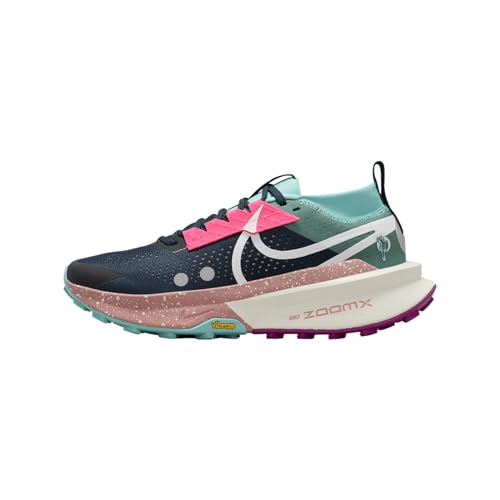 Women's Nike Zegama Trail 2 (400 - Armory Navy/Sail-Green Frost-Vivid Grape) - product image