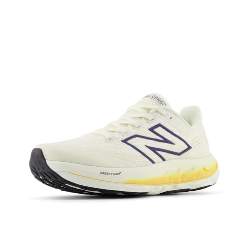 New Balance Women's Fresh Foam X Vongo V6 Running Shoe, Angora/Sea Salt/Clementine, 9.5 M
