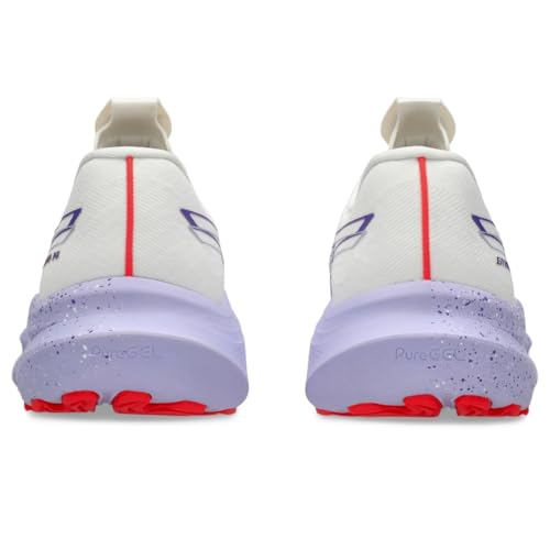 ASICS Women's GT-2000 14 Running Shoes, 13, Cream/EDO Purple