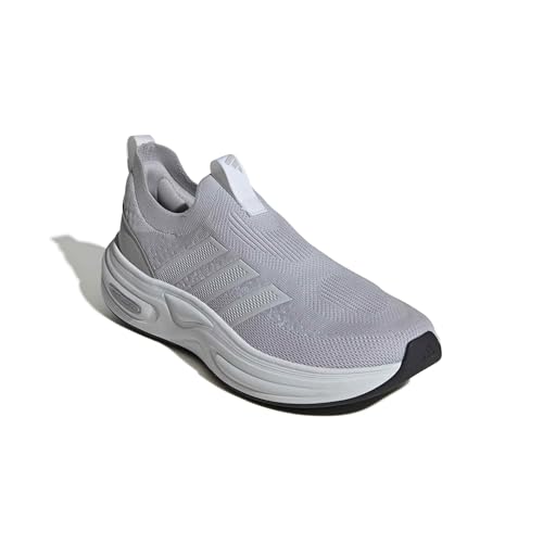 adidas Men's Cloudfoam Cuxxion - Sock, Solid Grey/Dash Grey/White, 13