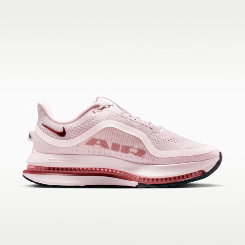 Nike Pegasus Premium Women's Road Running Shoes (Pearl Pink/Bright Crimson/Purple Dynasty/Team Crimson) Size 6