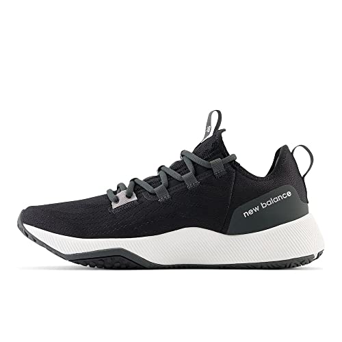 New Balance Men's FuelCell 100 V2 Cross Trainer, Black/Blacktop/Silver Metalic, 10 M