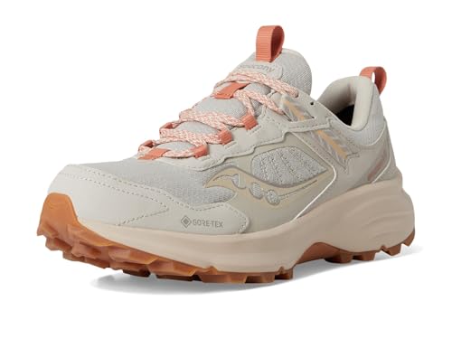 Saucony Women's Excursion Tr17 GTX Sneaker, Oat/Clay, 11