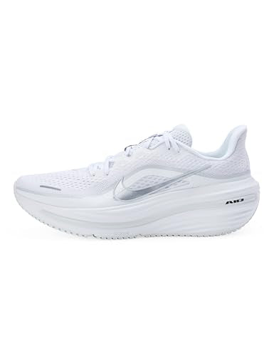 Nike Men's Air Winflo 12, White/Metallic Silver-Summit White, 10.5
