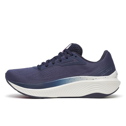 Saucony Women's Echelon 10 Sneaker, Navy/Quartz, 7