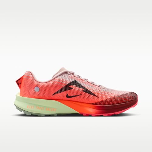 Nike Kiger 10 Trail Running Shoes (Silt Red/Volt Tint/Hot Lava/Burgundy Ash) Size 10.5 - alternate view 3