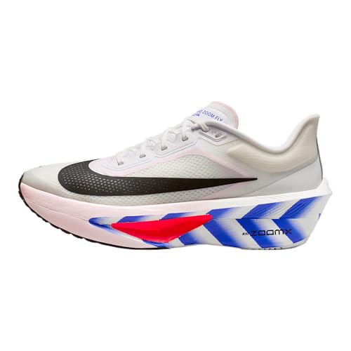Nike Zoom Fly 6 Men's Road Racing Shoes (White/Salt Red/Racer Blue/Black) Size 8.5