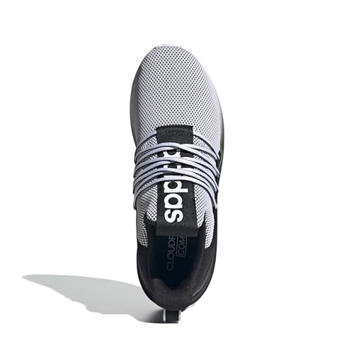 Adidas Men's Lite Racer Adapt 7.0, White/Black/White, 12