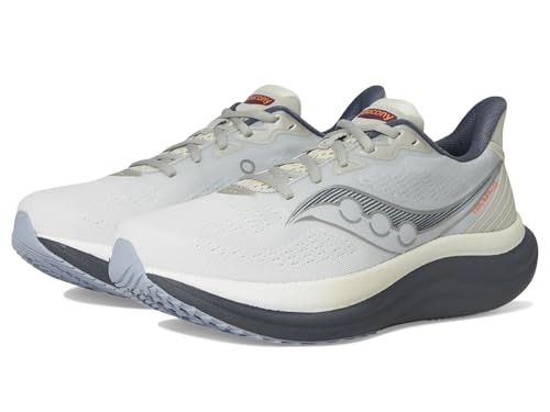 Saucony Men's Triumph 23 Sneaker, Grey/Shadow, 10