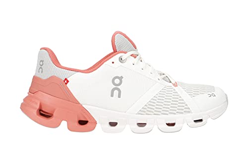 ON Running Womens Cloudflyer 2021 Road Shoes White/Coral, 10 US