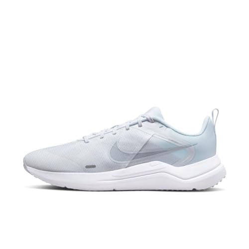 Nike Men's Downshifter 12 Running Shoe, White Pure Platinum White, 11 US