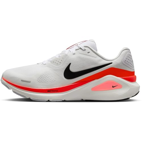 Nike Men's Structure 26 White/Black/Bright Crimson/Photon Dust 11 Medium