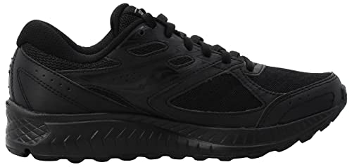 Saucony Women's Cohesion 13 Running Shoe, Black | Black, 7.5 M US