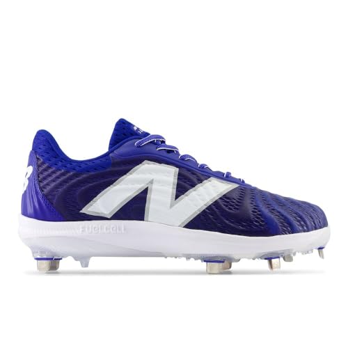 New Balance Men's FuelCell 4040 V7 Metal Baseball Shoe, Team Royal/Optic White, 5 M