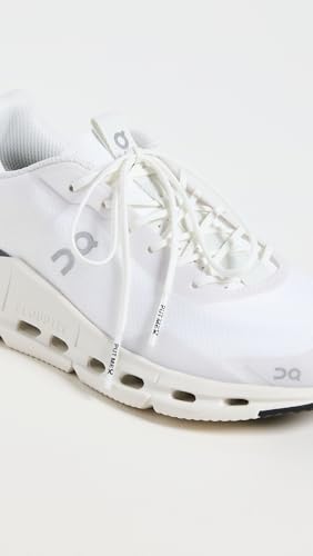 On Women's Cloudnova Form Sneakers, White | Eclipse, 8 Medium US