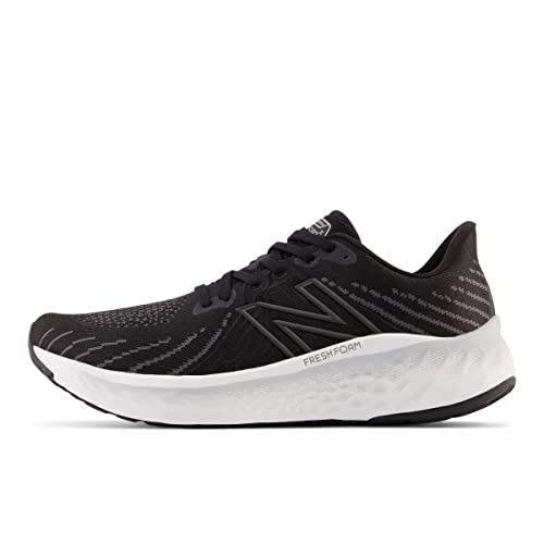 New Balance Men's Fresh Foam X Vongo V5 Running Shoe, Black/Phantom/Steel, 8.5 Wide US
