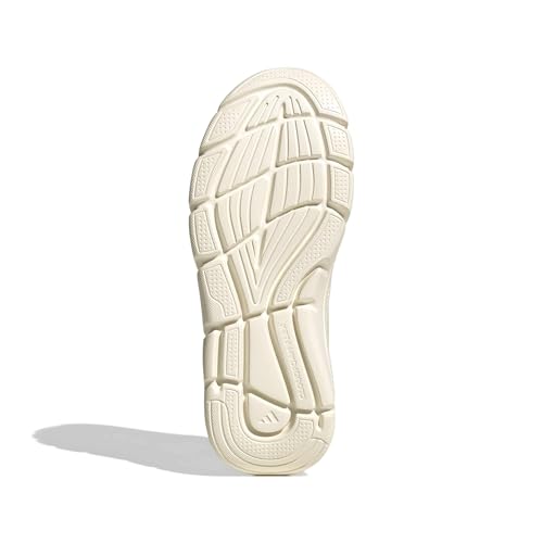 adidas Women's Cloudfoam Flex - Slounge, Wonder White/Off White/Sand Strata, 9
