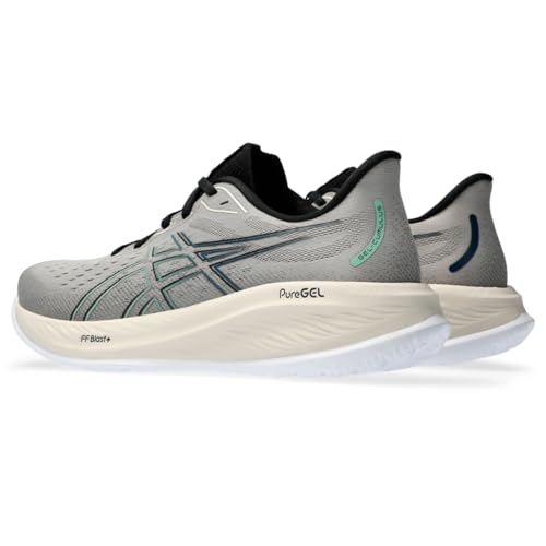 ASICS Men's Gel-Cumulus 26 Running Shoe, 11.5, Moonrock/Dark Mint