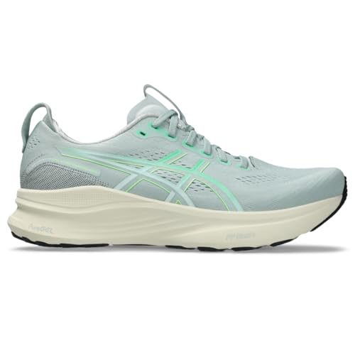 ASICS Men's Gel-Kayano 32 Running Shoes, 10.5, Cold Moss/Vital Green