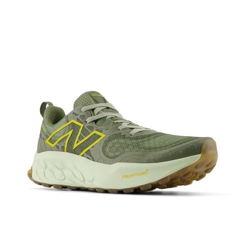 New Balance Men's Fresh Foam X Hierro V8 Trail Running Shoe, Dark Olivine/Olivine/Lichen Green, 7 M