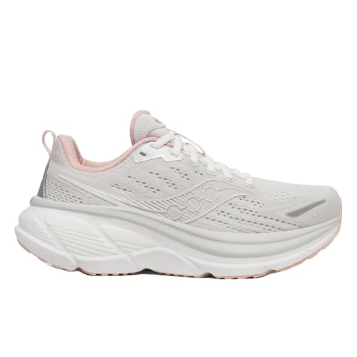 Saucony Women's Hurricane 25 Sneaker, Arctic/White, 8.5