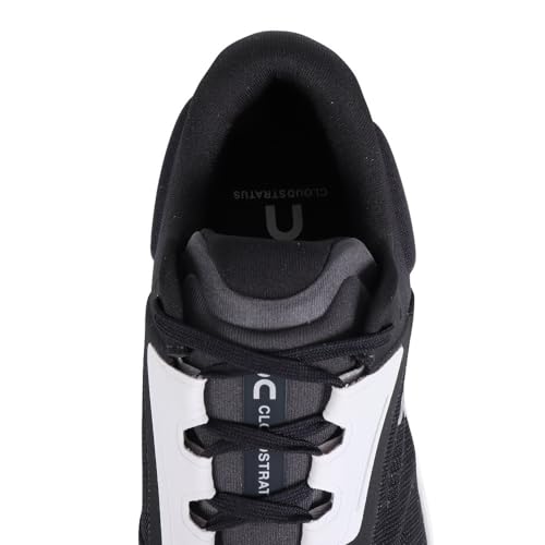 On Cloudstratus 3 Men's Running Shoes, Black/Frost, 12 Us
