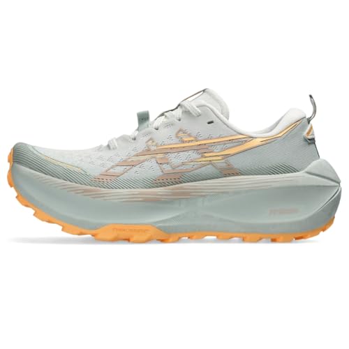 ASICS Women's Trabuco Max 4 Running Shoe, 10, Cream/Dusty Steppe