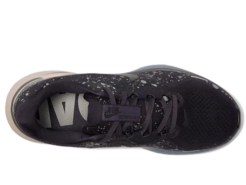 Nike Women's Structure 26 Run Cave Purple/Black/Metallic Dark Grey/Silt Red/Metallic Silver 8.5 Medium
