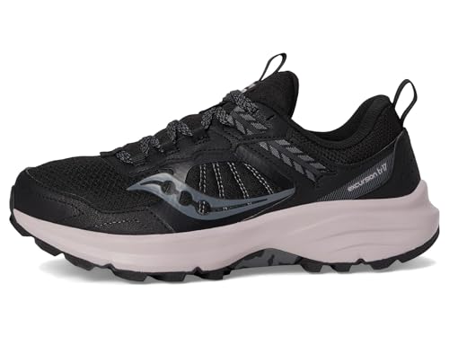 Saucony Women's Excursion Tr17 Sneaker, Black/Woodrose, 8.5