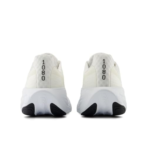 New Balance Women's Fresh Foam X 1080 V14 Running Shoe, White/Light Gold Metallic/Sea Salt, 9 W