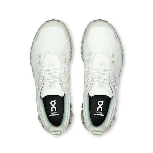 On Womens Cloud 6 Waterproof Iceberg/Tin 6 Medium