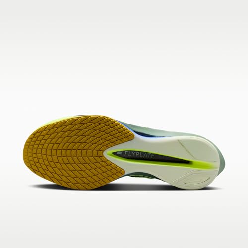 Nike Vaporfly 4 Men's Road Racing Shoes (Barely Green/Volt Tint/Sapphire/Black Spruce) Size 10