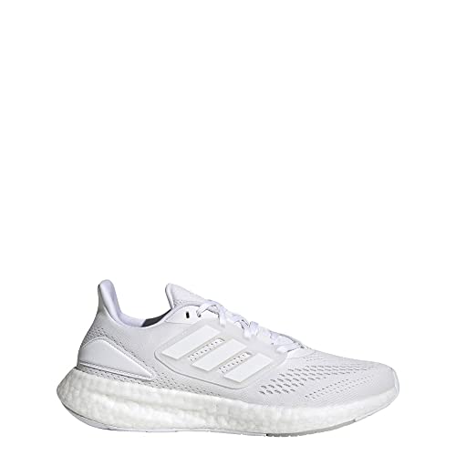 adidas Women's Pureboost 22 Running Shoe, White/White/Crystal White, 7.5
