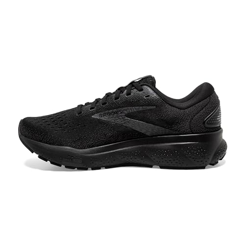 Brooks Men’s Ghost 16 Neutral Running Shoe - Black/Black/Ebony - 14 Medium