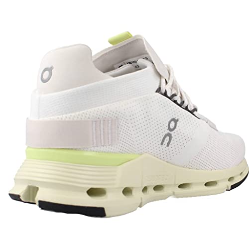On Men's Cloudnova Sneakers, All White, 10.5 Medium US
