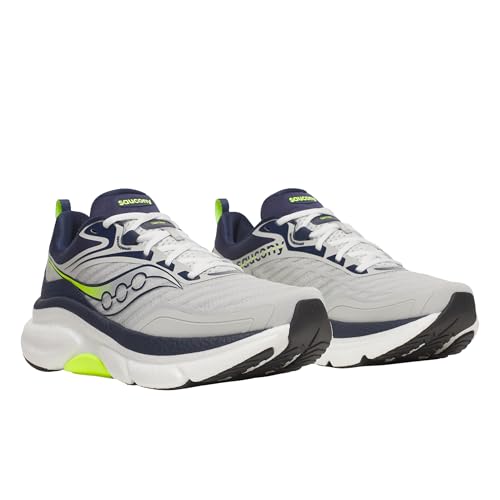 Saucony Men's Omni ST 23 Sneaker, Mist/Navy, 10.5