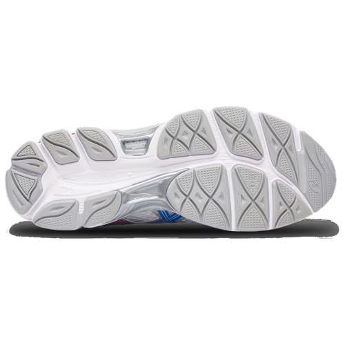 ASICS Gel-Cumulus 16 - Men's Casual Running Shoes (White/Pure Silver/Blue) Size 9