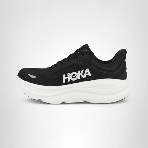 Hoka Men's Bondi 9 Black/White 10 Medium