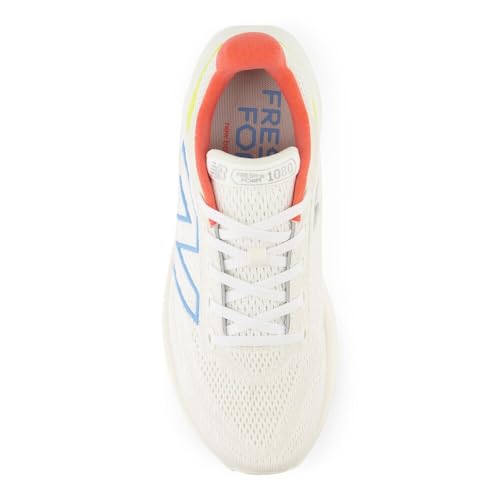 New Balance Women's Fresh Foam X 1080 V13 Running Shoe, Sea Salt/Coastal Blue/Gulf Red, 13 M - alternate view 5