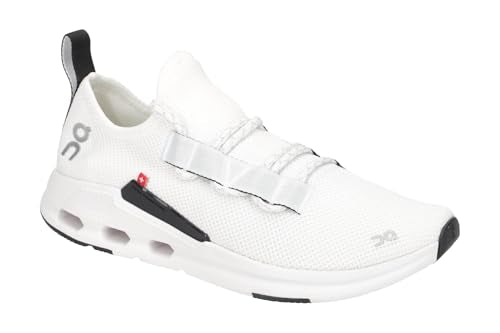 On Women's Cloudeasy Sneakers, Undyed-White | Black, 10.5 Medium US