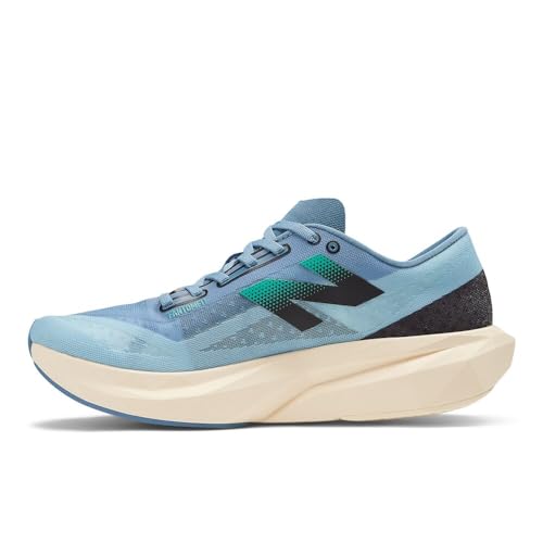 New Balance Men's FuelCell Rebel V4 Running Shoe, Heron Blue/Chrome Blue/Black, 15 M - alternate view 2