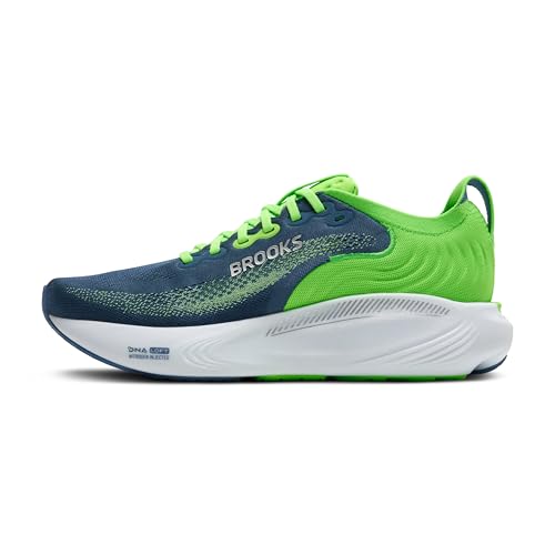 Brooks Men’s Adrenaline GTS 25 Supportive Running & Walking Shoe - Green/Moonlight/Phantom - 11 Medium