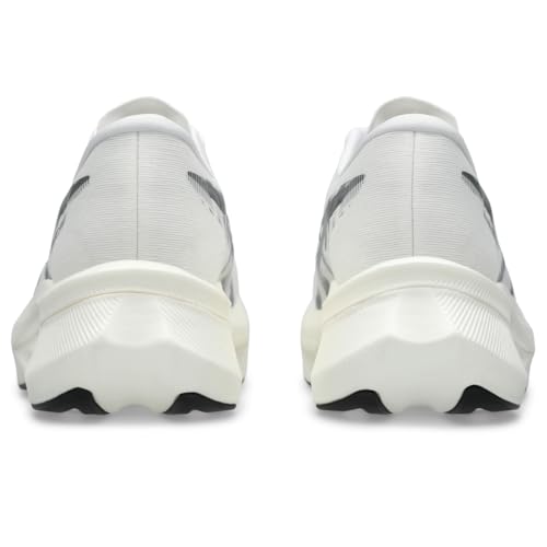 ASICS Men's Magic Speed 4 Running Shoes, 13, White/Black