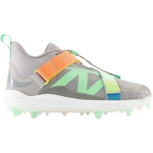 New Balance Unisex FuelCell Lindor V2 Comp Baseball Shoe,Team Away Grey/Electric Jade/Neon Dragonfly,Men 8.5 / Women 10